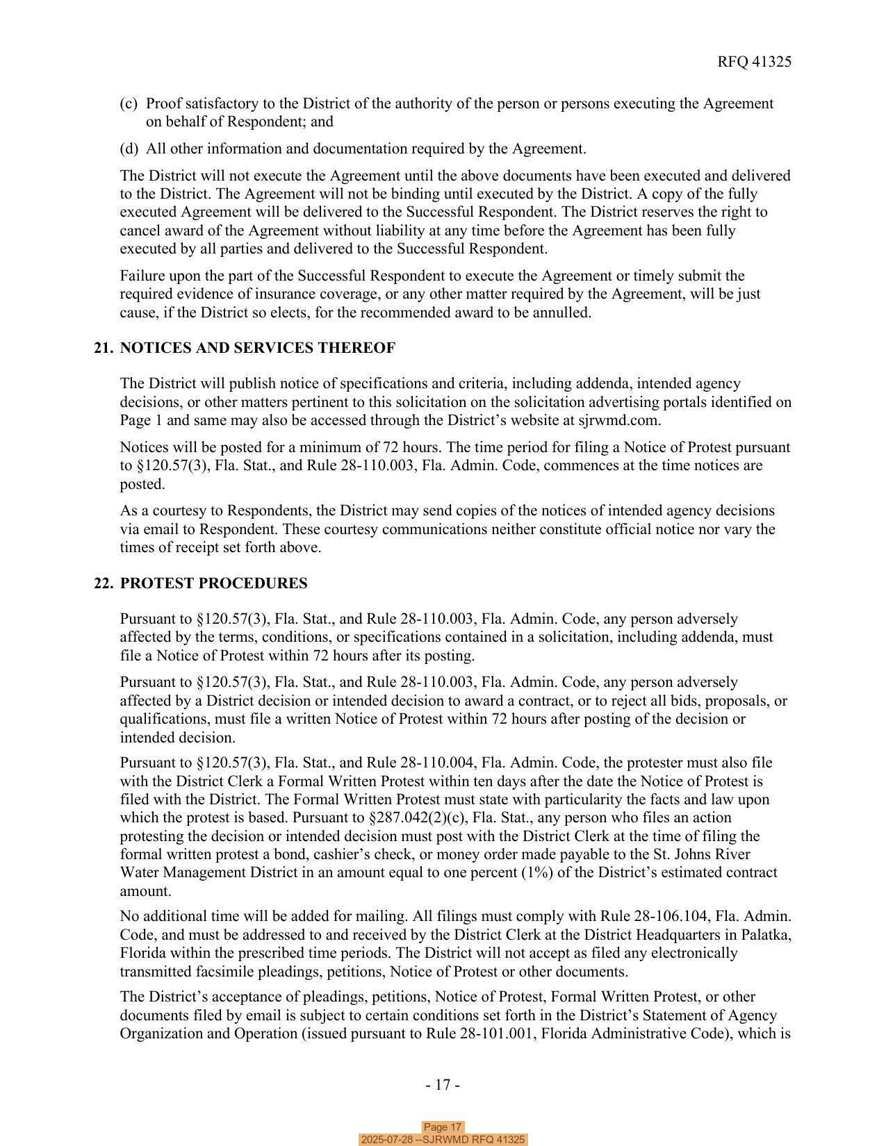 Page 17, 2025-07-28 --SJRWMD RFQ 41325