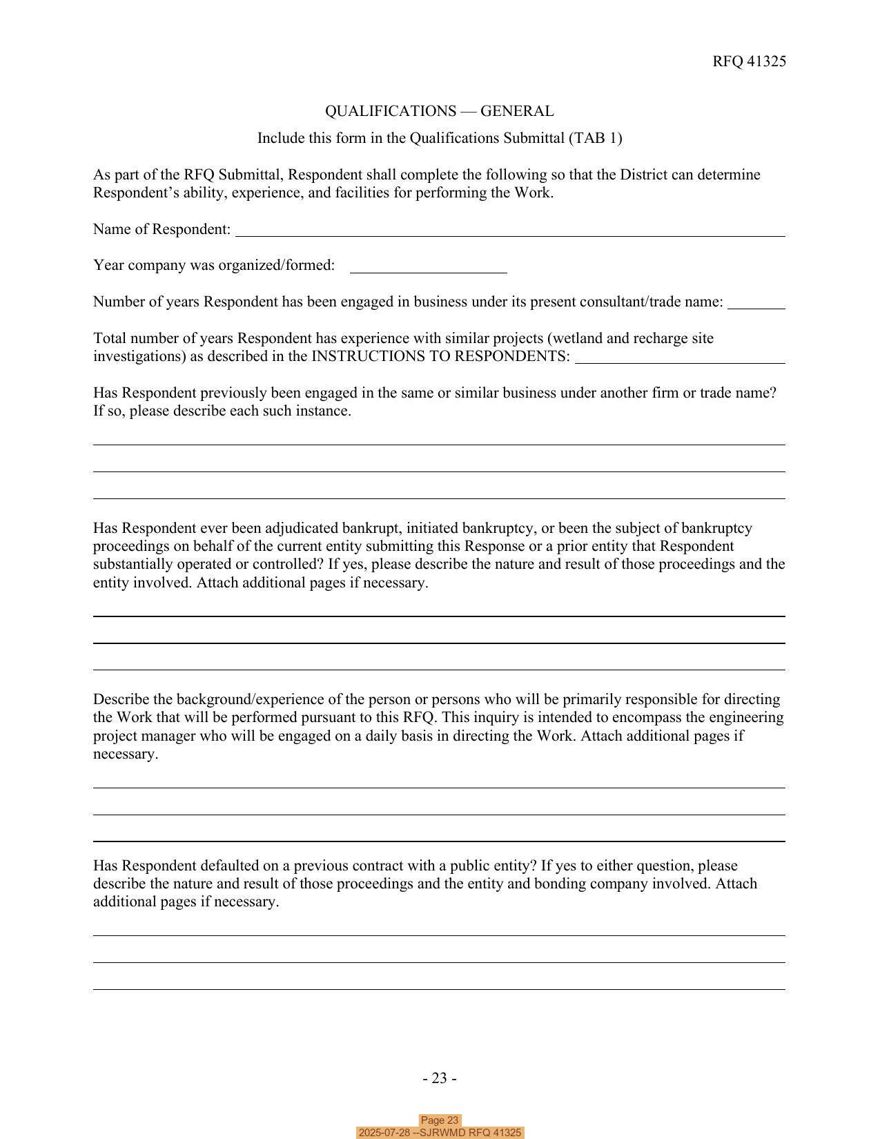 Page 23, 2025-07-28 --SJRWMD RFQ 41325