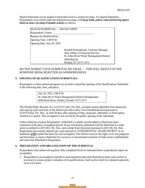 [Page 6, 2025-07-28 --SJRWMD RFQ 41325]