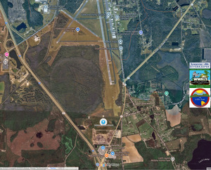 [Map: Valdosta Water Plant 2, 2025-12-20 --WWALS map of all public landings in the Suwannee River Basin]