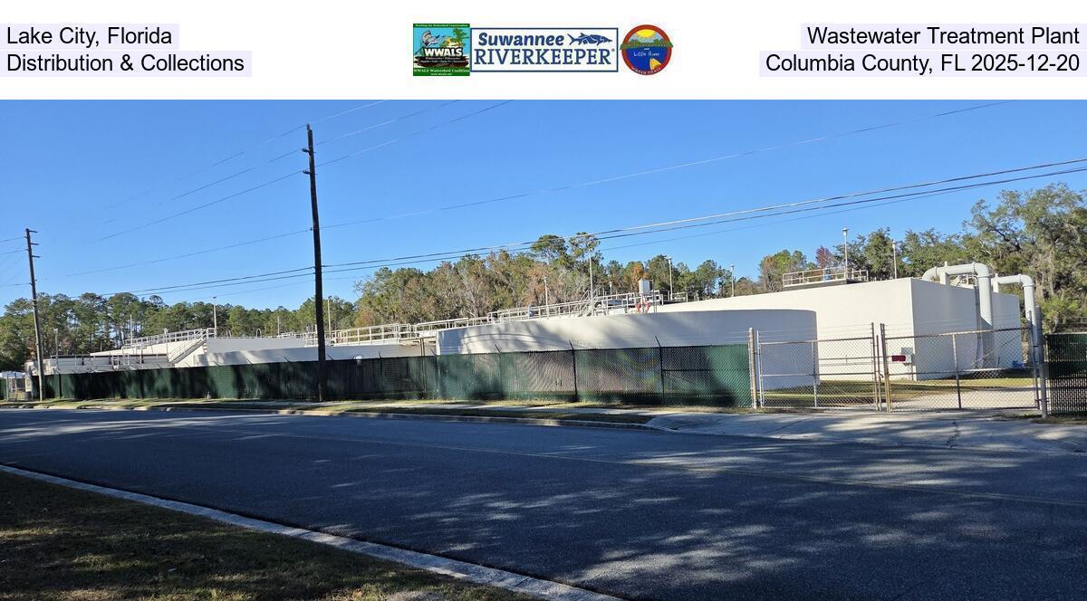 Lake City, Florida, Wastewater Treatment Plant, Distribution & Collections, Columbia County, FL 2025-12-20