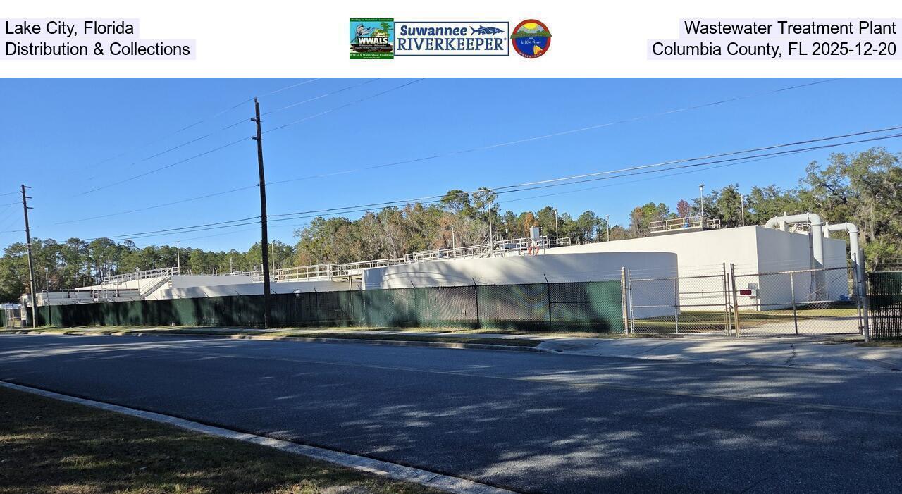 Lake City, Florida, Wastewater Treatment Plant, Distribution & Collections, Columbia County, FL 2025-12-20