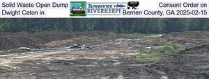 [Solid Waste Open Dump, Consent Order on Dwight Caton in Berrien County, GA 2025-02-15]
