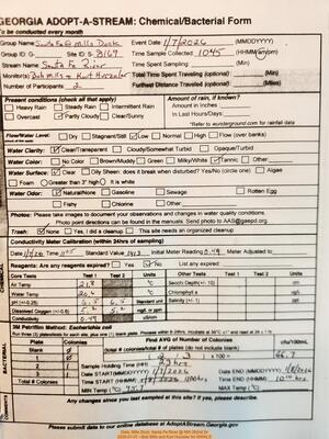 [Data, Mills Dock, Santa Fe River @ NW 282nd Dr 2026-01-07 --Bob Mills and Kurt Hurzeler for WWALS]