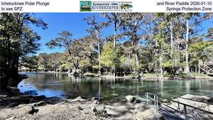 [Ichetucknee Polar Plunge and River Paddle 2026-01-10, to see SPZ, Springs Protection Zone]