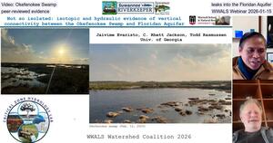 [Video: Okefenokee Swamp leaks into the Floridan Aquifer, peer-reviewed evidence, WWALS Webinar 2026-01-15]