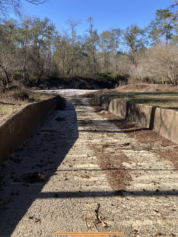 Langdale Park Boat Ramp, Withlacoochee River @ North Valdosta Road 2026-01-22 --Cindy Vedas for WWALS