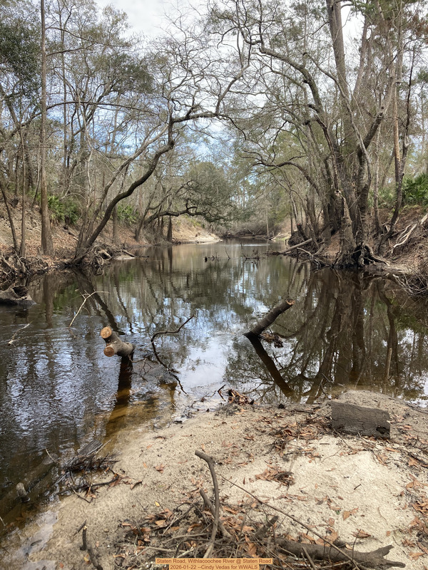 [Staten Road, Withlacoochee River @ Staten Road 2026-01-22 --Cindy Vedas for WWALS]