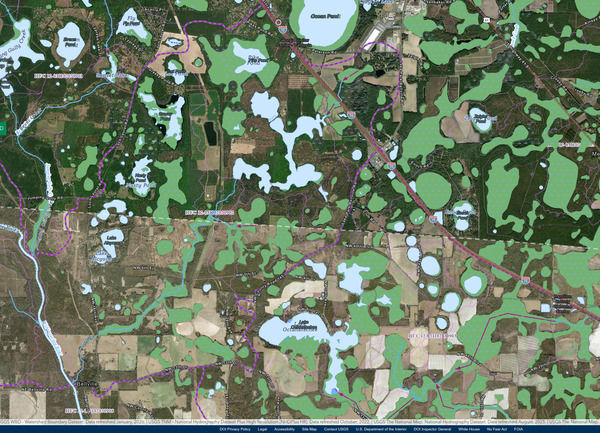 [Map: 1201 Peterson Road Lake Park Deese Tract Creek, 2026-01-24 --TNM]