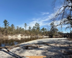 [Upstream, Naylor Park Beach, Alapaha River @ US 84 2026-01-28 --Kim Tanner for WWALS]