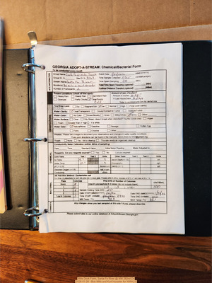 [Mills Dock Form, Santa Fe River @ NW 282nd Dr 2026-01-29 --Bob Mills and Kurt Hurzeler for WWALS]