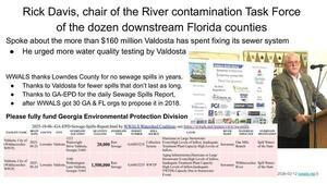 [River contamination Task Force of the dozen downstream Florida counties]