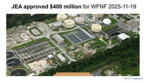 [JEA approved $400 million for WFNF 2025-11-19]