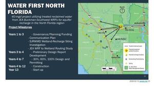 [Water First North Florida Project Milestones]