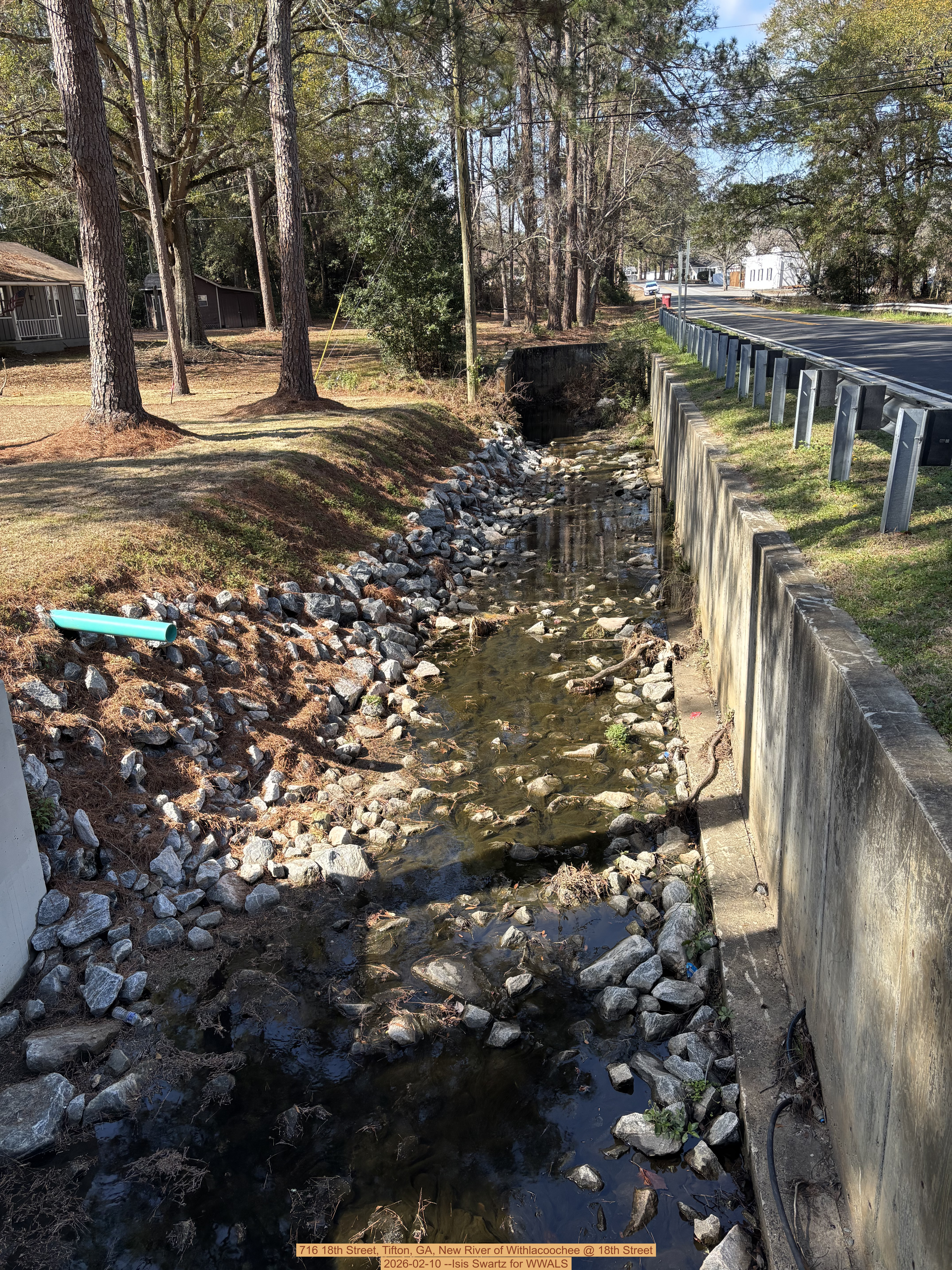 716 18th Street, Tifton, GA, New River of Withlacoochee @ 18th Street 2026-02-10 --Isis Swartz for WWALS