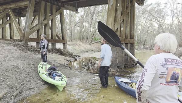 Movie: Got to go up that sandy slope to the access road, 2026:02:14 17:10:34, 30.8690845, -83.3136320 (7.4M)