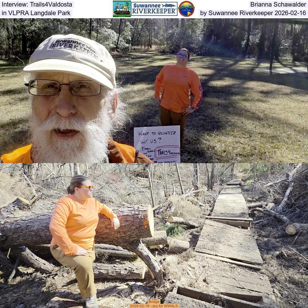 Interview: trails4valdosta, Brianna Schawalder, Langdale Park, 2026-02-16