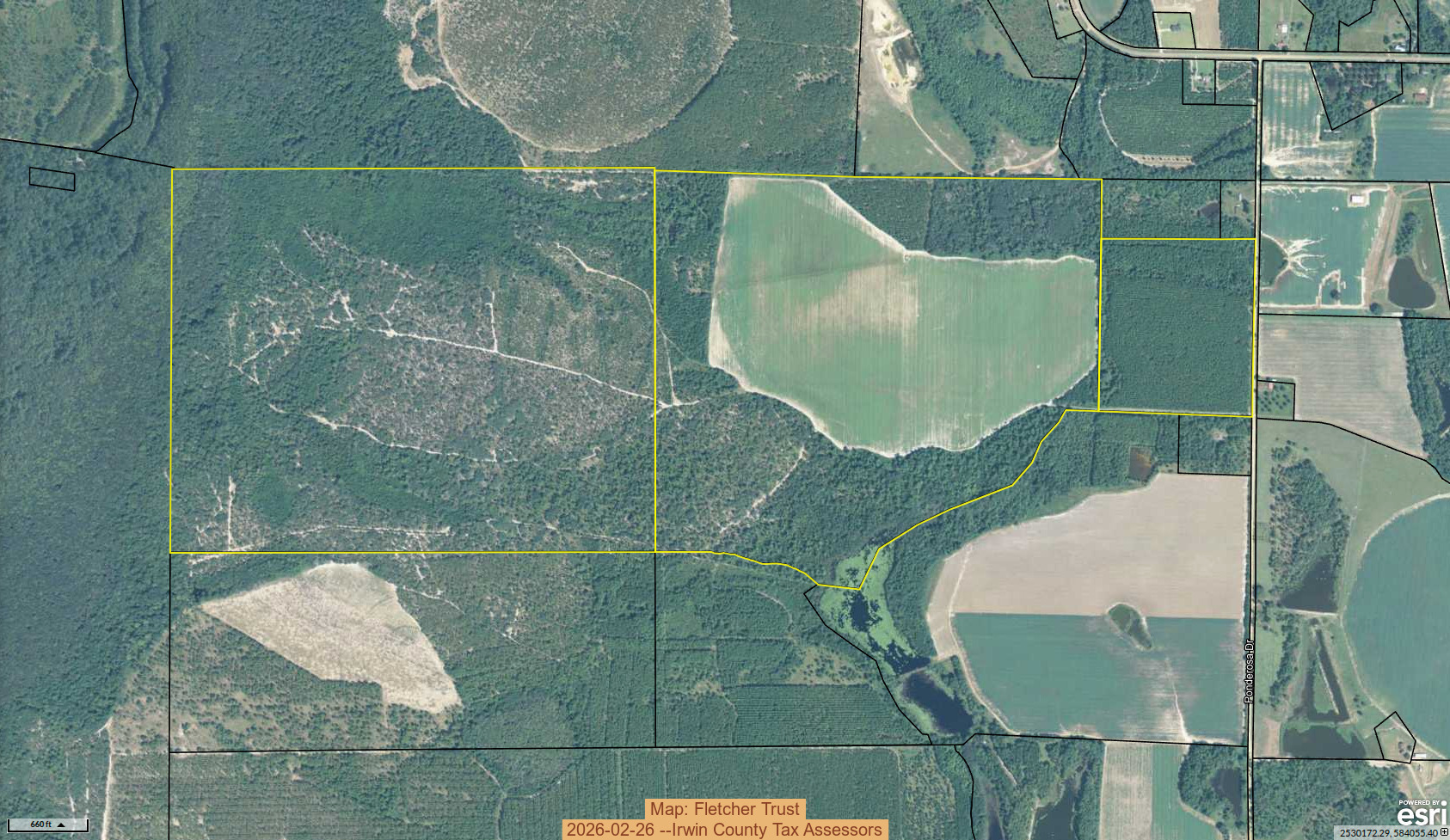 Map: Fletcher Trust, 2026-02-26 --Irwin County Tax Assessors
