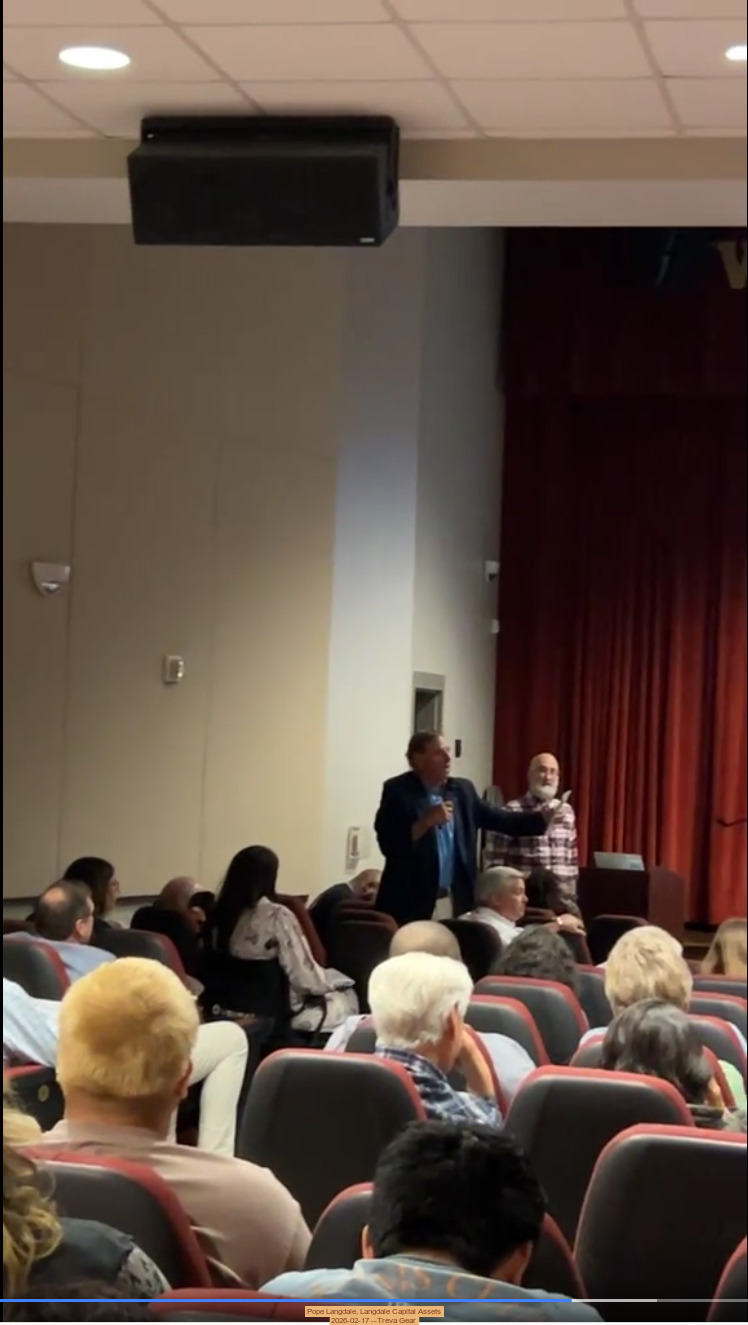 Pope Langdale, Langdale Capital Assets, 2026-02-17 --Treva Gear