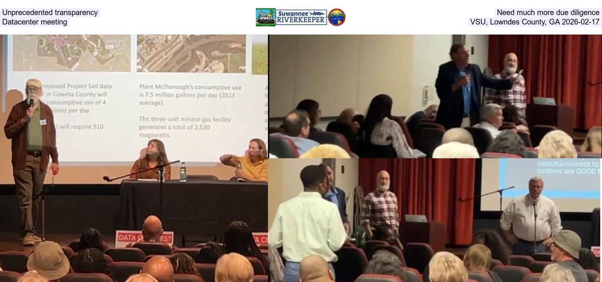 [Unprecedented transparency, Need much more due diligience, Datacenter meeting, VSU, Lowndes County, GA 2026-02-17]