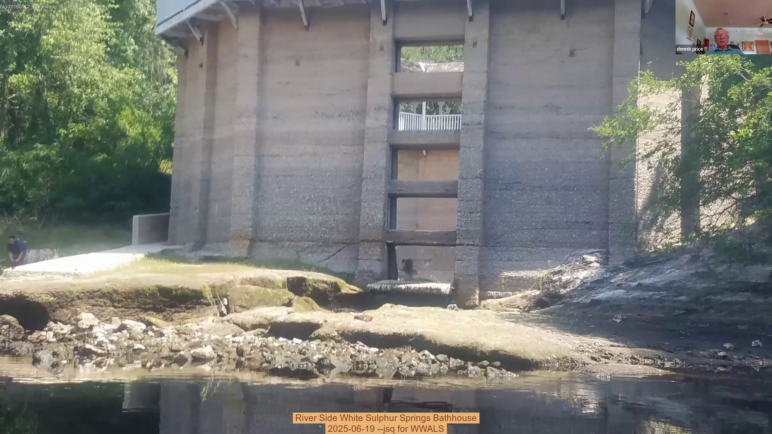 River Side White Sulphur Springs Bathhouse, 2018-05-12 --jsq for WWALS