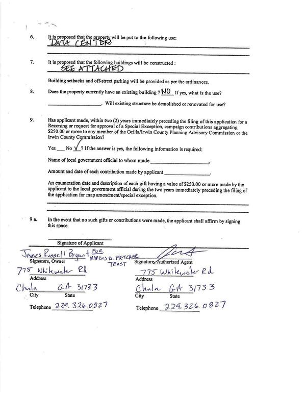 the following use: DATA CENTER