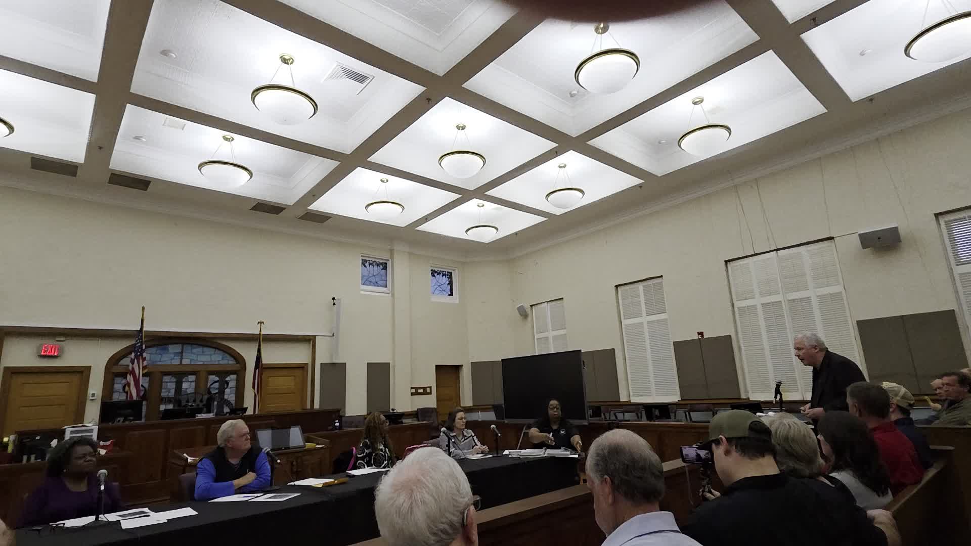 Movie: Gerald Houseman, for, cont. 1: most water is closed loop. 2. good buffers and ordinance is being worked on. Said datacenters offer tremendous sources of tax revenue (did not quite say this one would). (261M)