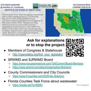 [JAX treated wastewater into Suwannee Basin, @ Hamilton Co. Courthouse --SRWMD 2026-02-26]