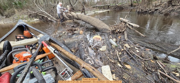 [Trash at logjam, 2026:02:28 11:21:36, 30.8640087, -83.3224920 --jsq for WWALS]