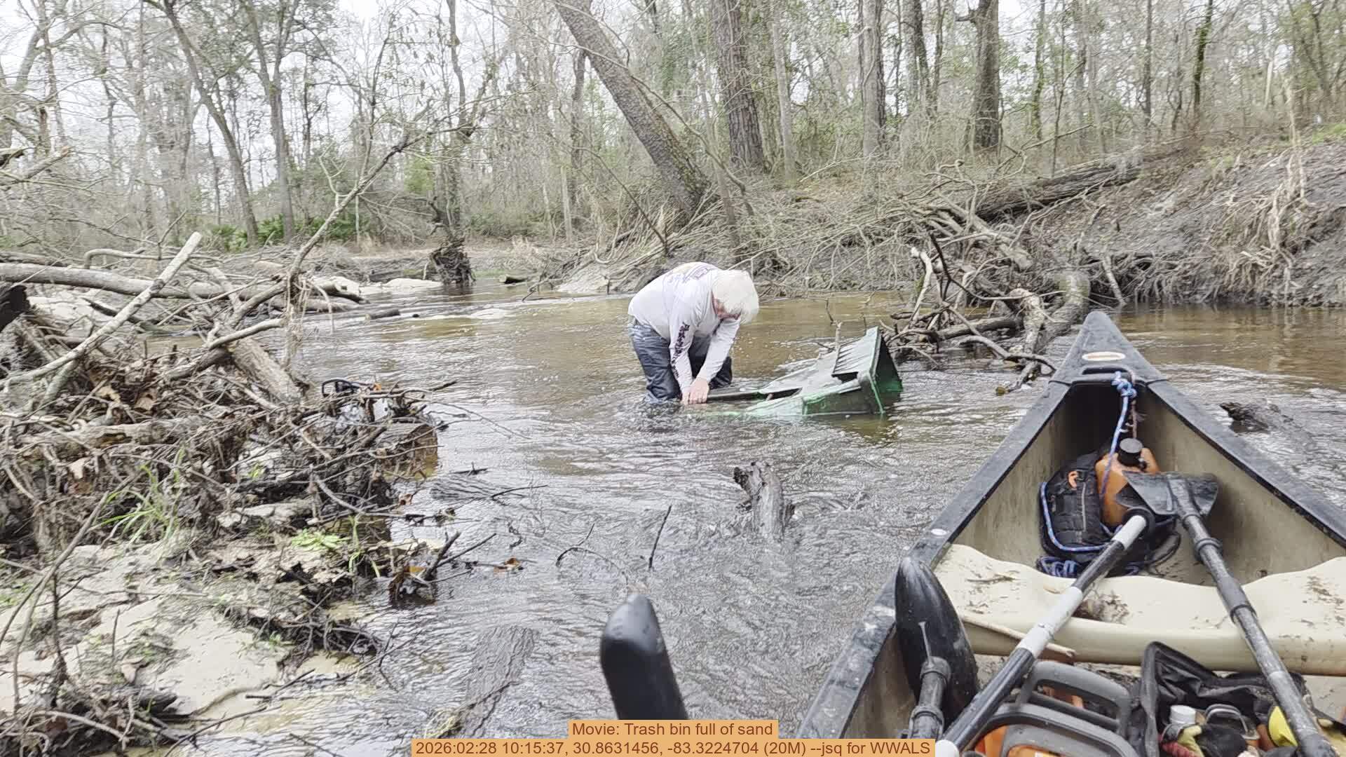 Movie: Trash bin full of sand, 2026:02:28 10:15:37, 30.8631456, -83.3224704 (20M) --jsq for WWALS