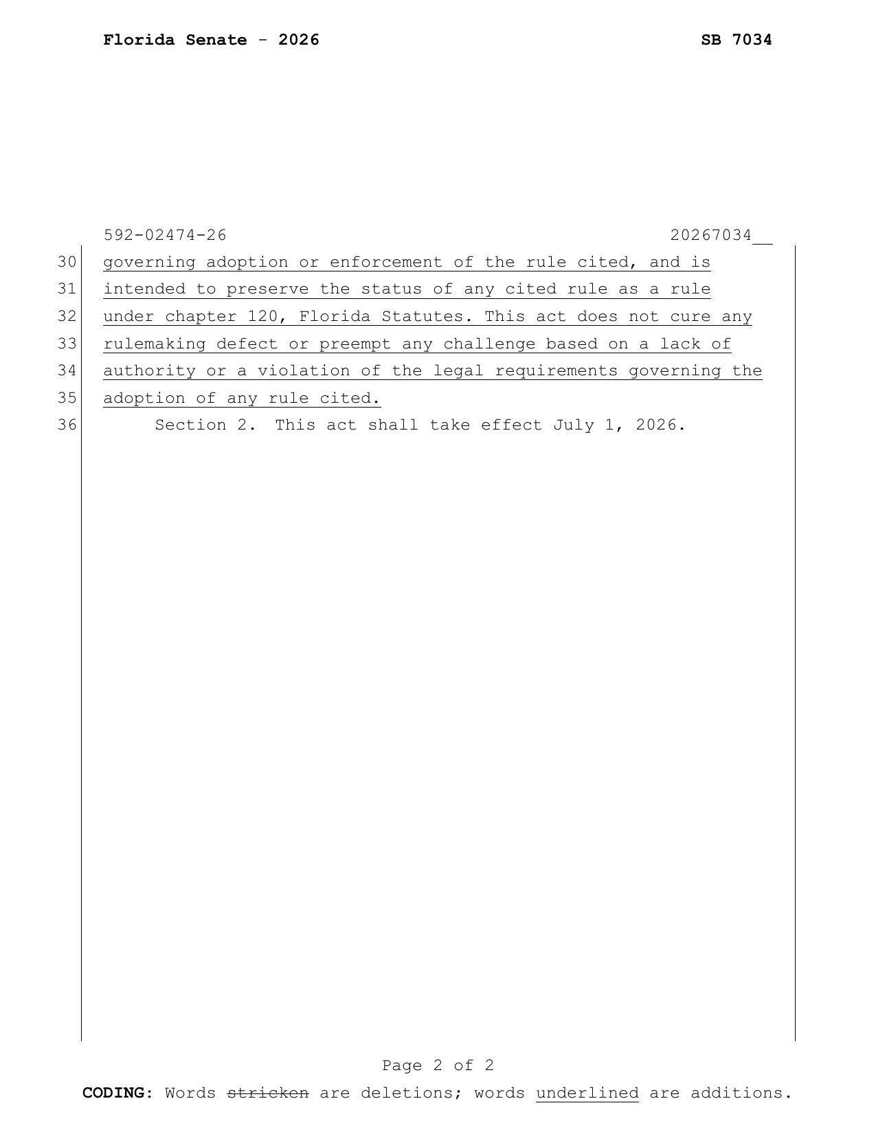 Section 2. This act shall take effect July 1, 2026.