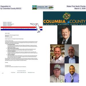 [Opposition to Water First North Florida by Columbia County BOCC, March 5, 2026]