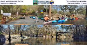 [Mayor and Chairmans Paddle, Troupville to Spook Bridge, Withlacoochee River, Saturday, March 7, 2026]