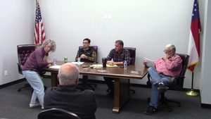 [Movie: Kacee Chambless: cost of wells, water levels, water quality, buffers, and enforcement (304M)]