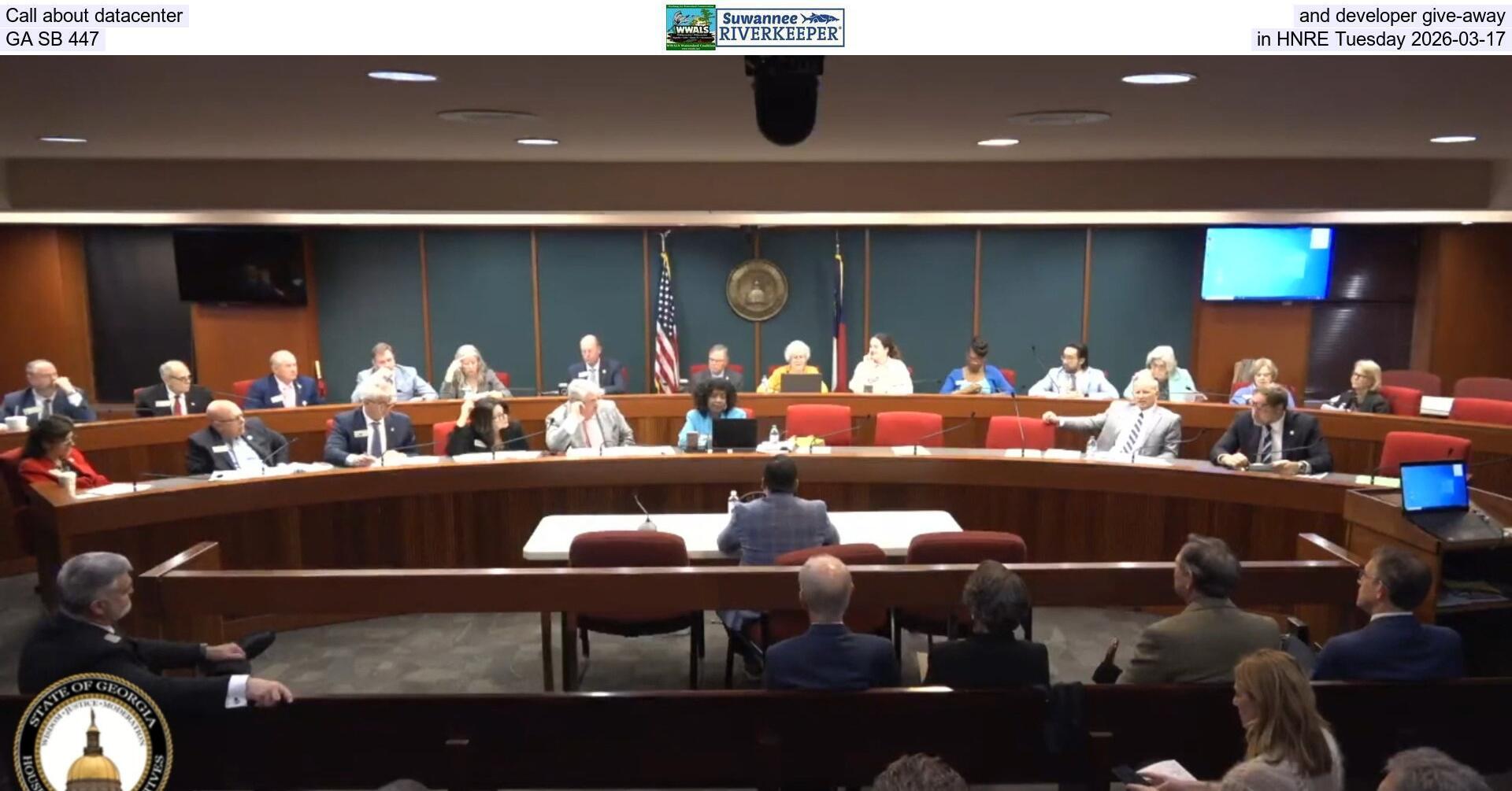 [Call about datacenter and developer give-away, GA SB 447, in HNRE Tuesday 2026-03-17]