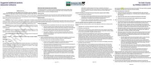 [Suggested additional sections for Irwin County datacenter ordinance, by WWALS 2026-03-17]