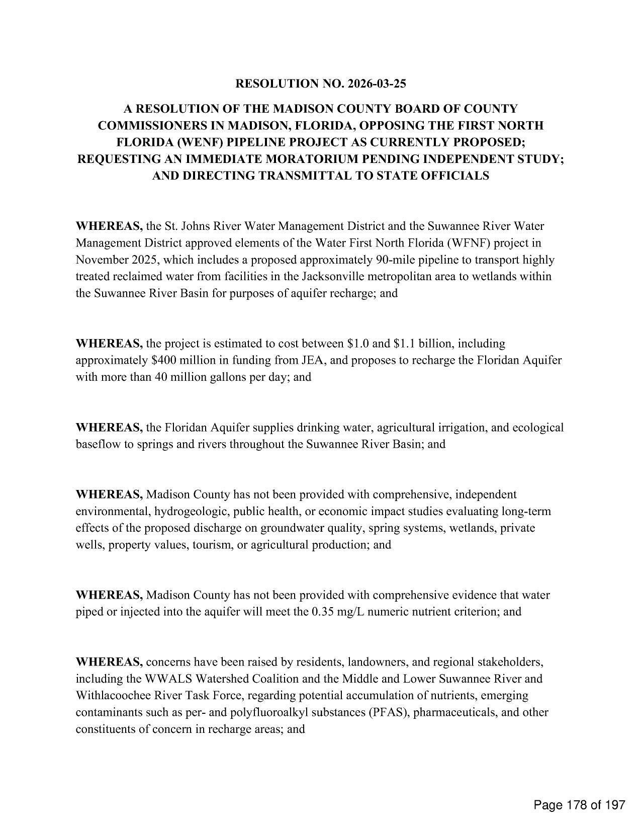 Moratorium, 2026-03-25 --Madison BOCC