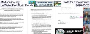 [Madison County calls for a moratorium on Water First North Florida, 2026-03-25]