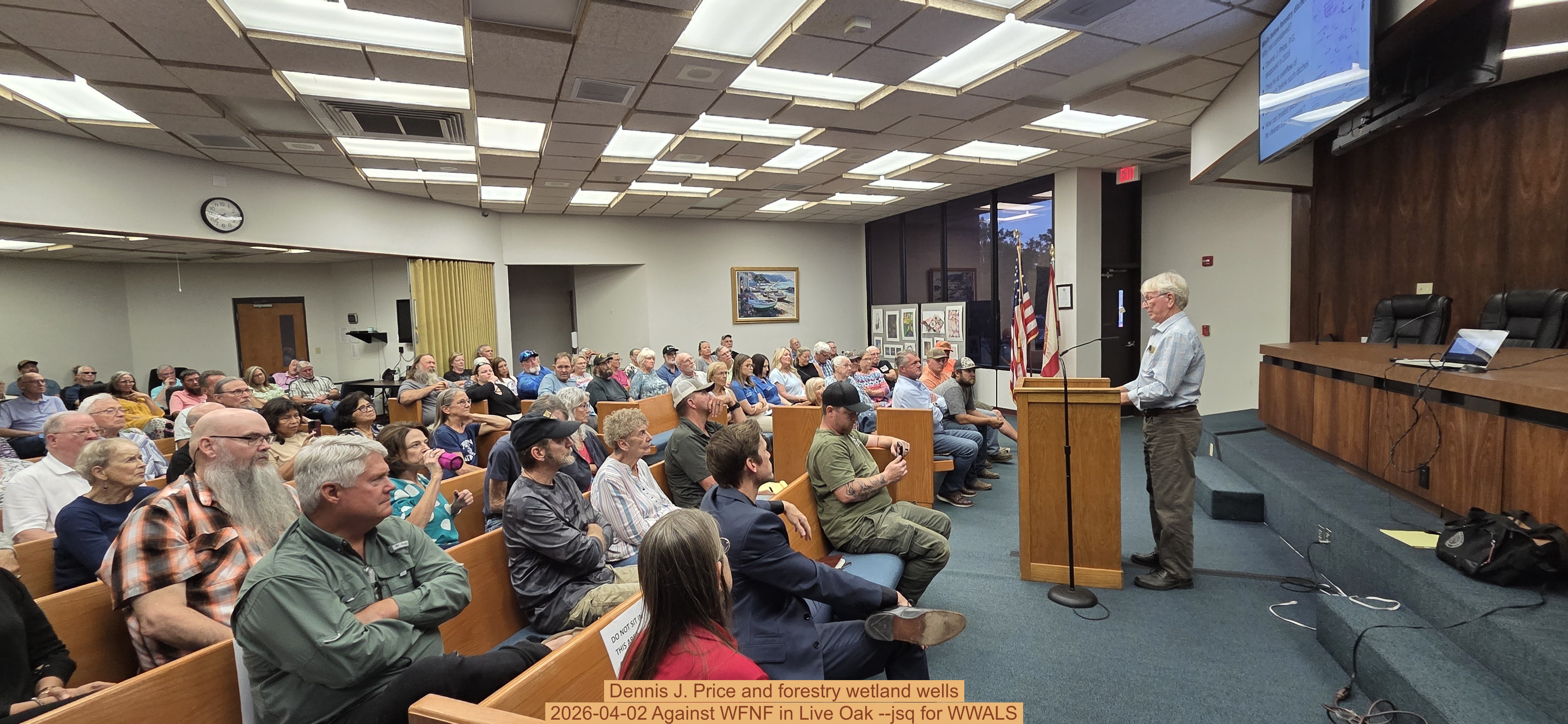 Dennis J. Price and forestry wetland wells