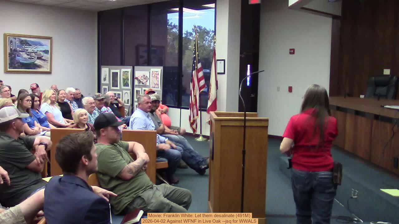 Movie: Franklin White: Let them desalinate (491M)