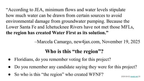 Who is this “the region”?