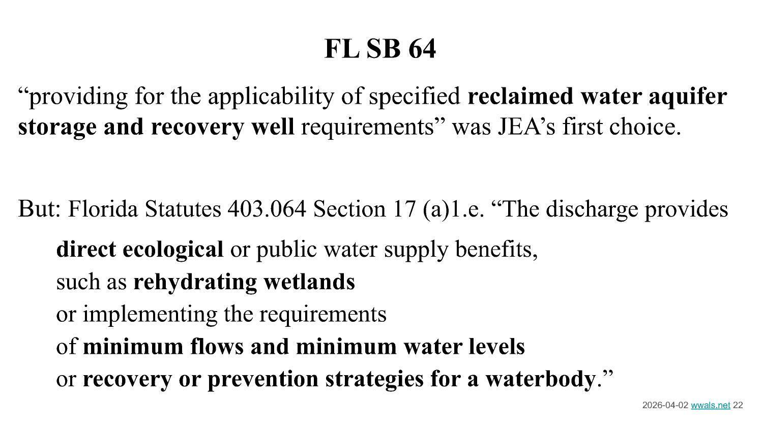 FL SB 64