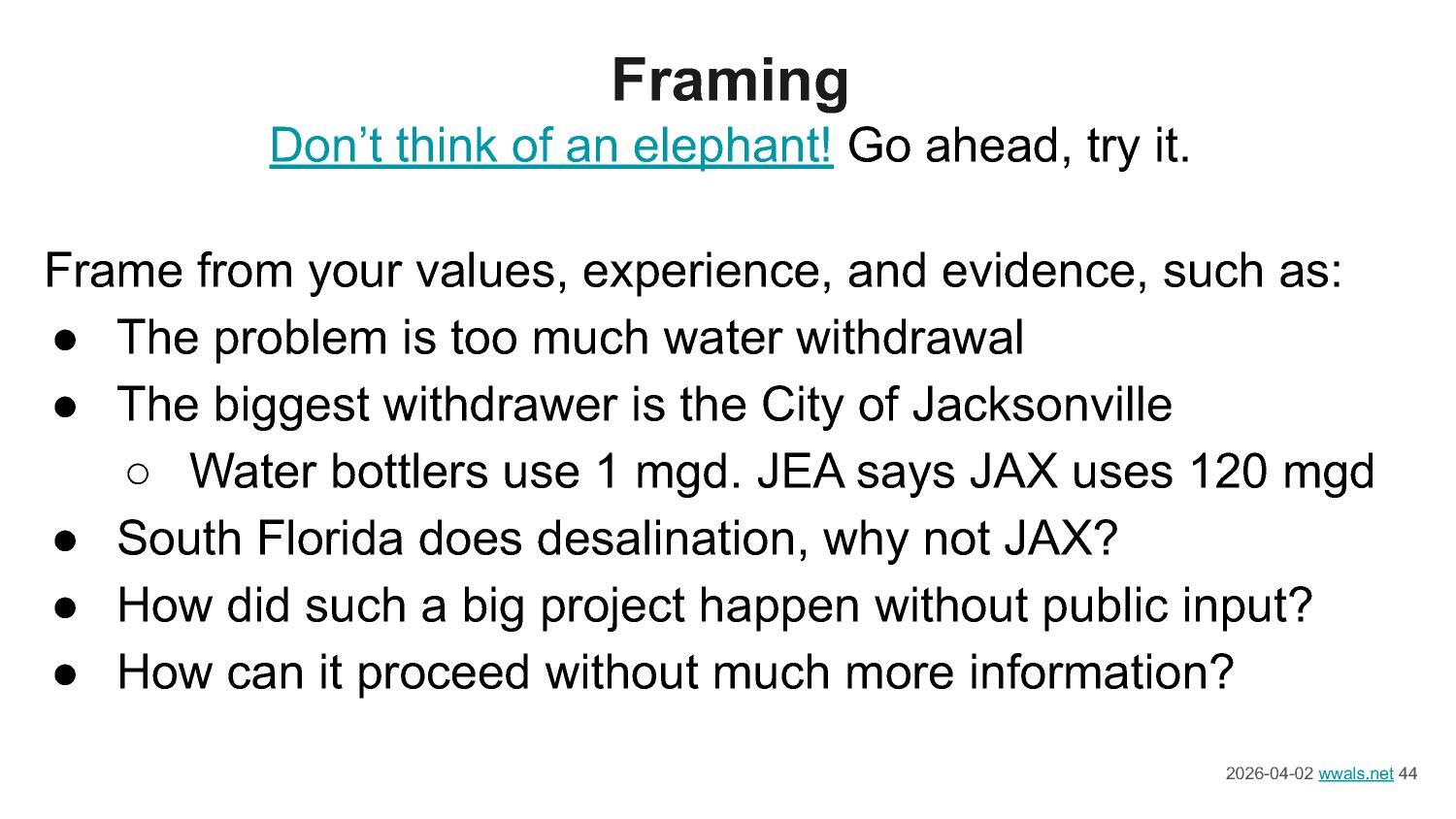 Framing