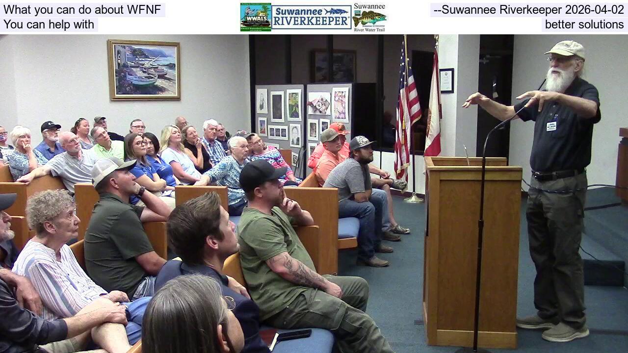 What you can do about WFNF --Suwannee Riverkeeper 2026-04-02, You can help with better solutions
