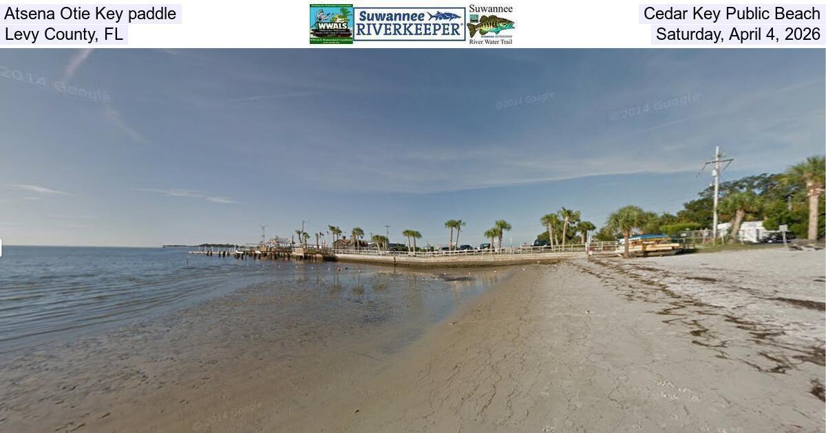 Atsena Otie Key paddle, Cedar Key Public Beach, Levy County, FL, Saturday, April 4, 2026