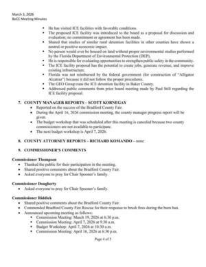 [More Sheriff comments about potential ICE detention facility in Douglas Building]