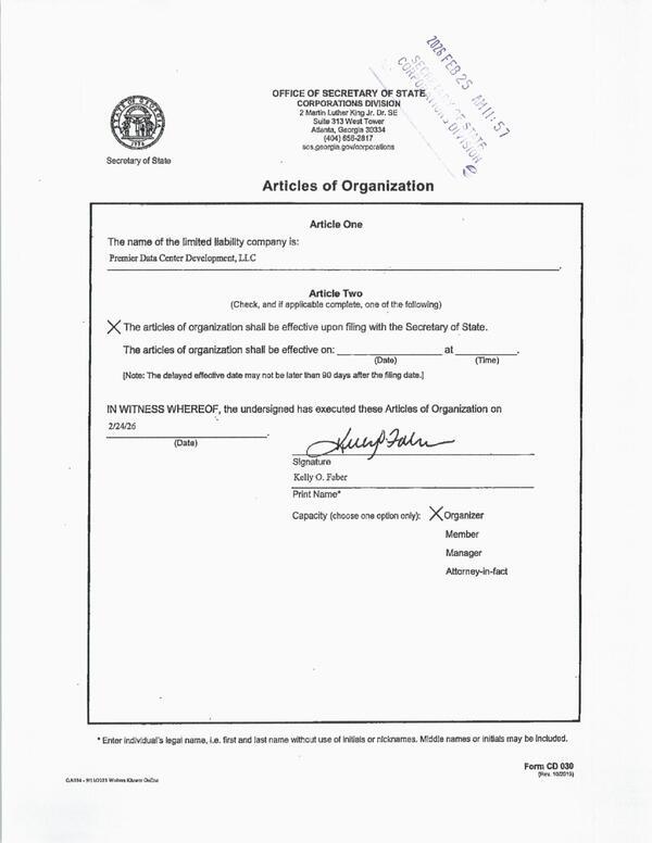 Organizer, Kelly O. Faber