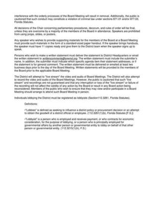 [supporting materials and written statement in advance]