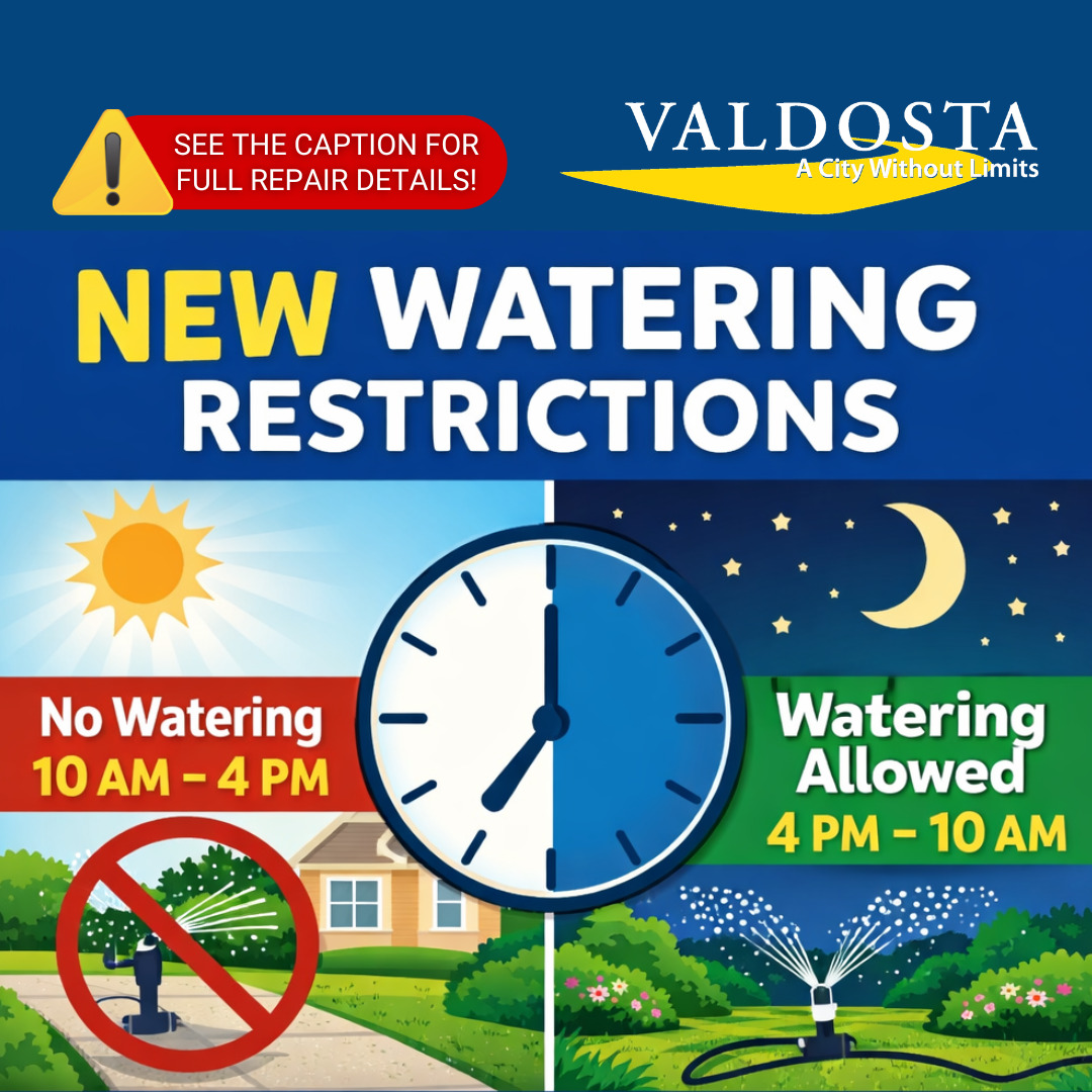 Valdosta Water Use Restrictions