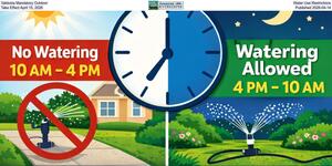 [Valdosta Mandatory Outdoor Water Use Restrictions Take Effect April 15, 2026, Published 2026-04-14]